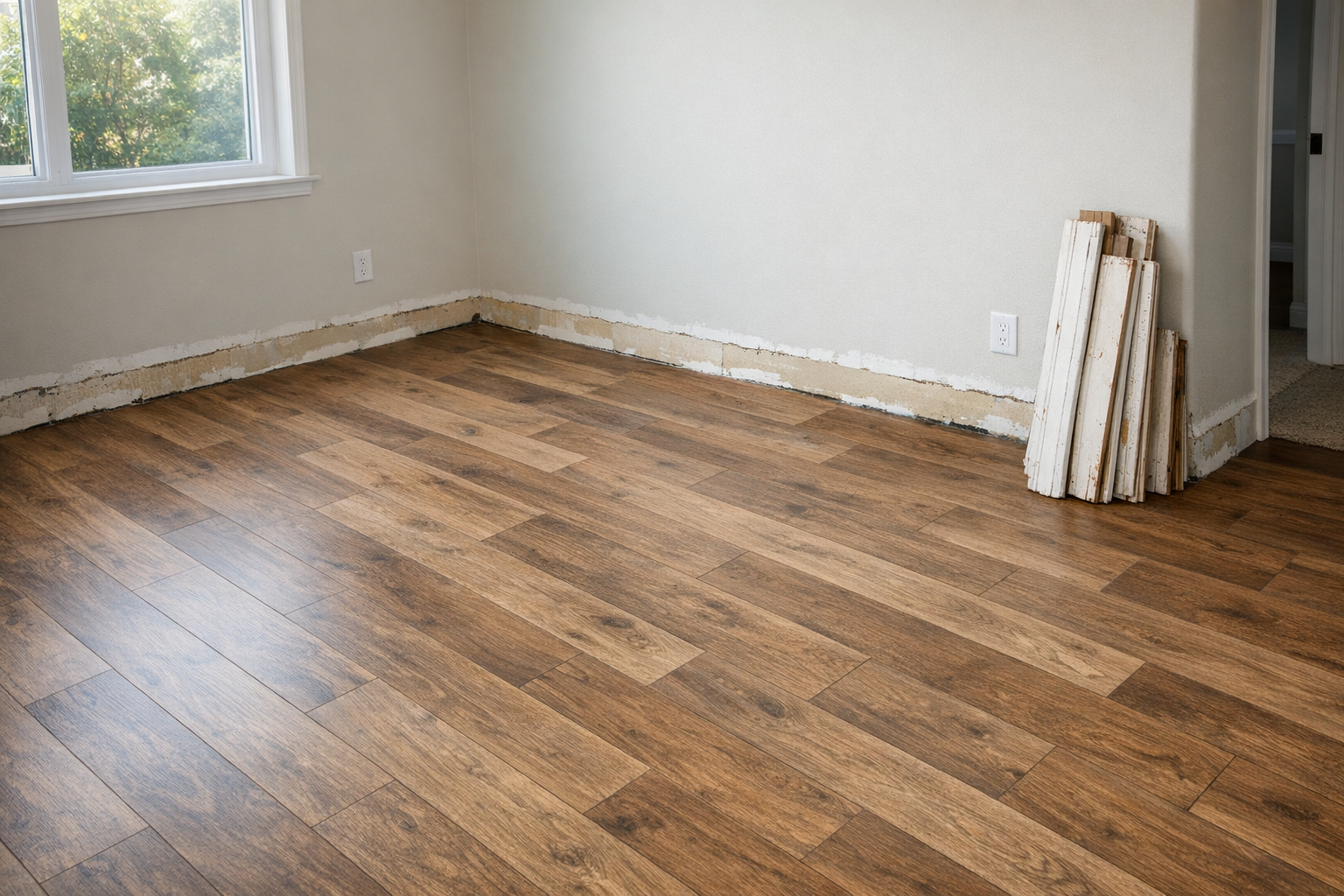 New Flooring Needs New Baseboards