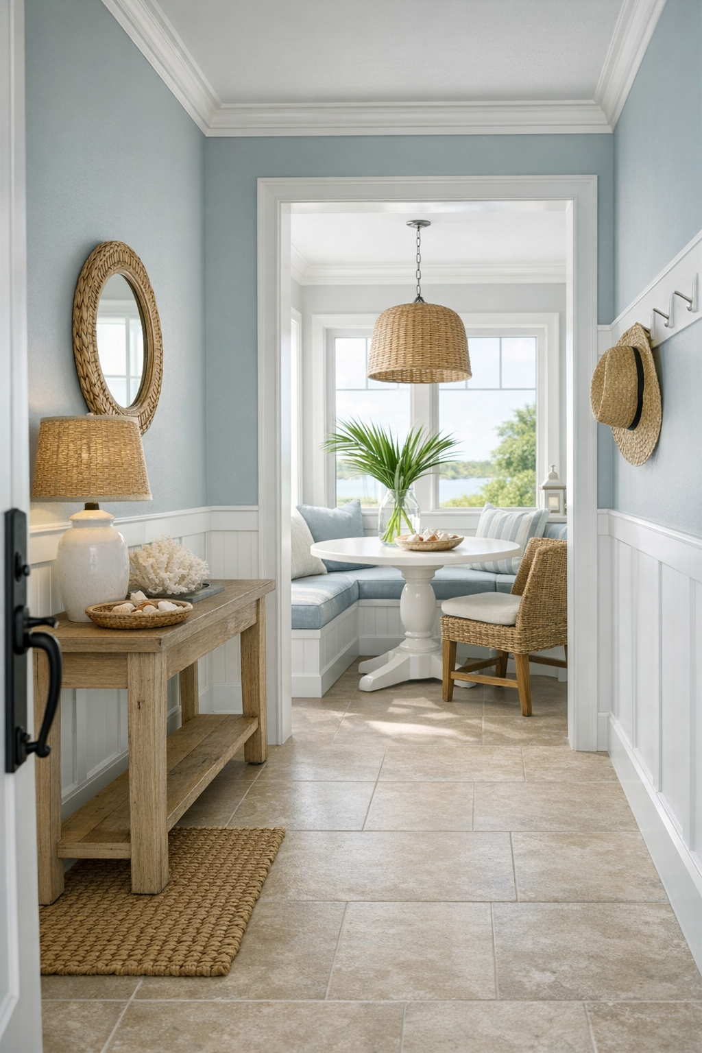 Wainscoting in High-Visibility Area