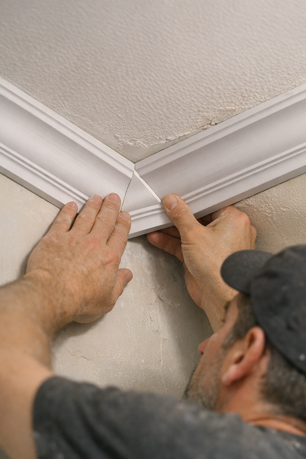 Professional corner fitting detail