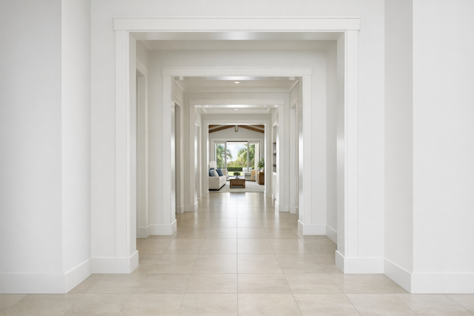 Consistent Trim Through Long Sightline