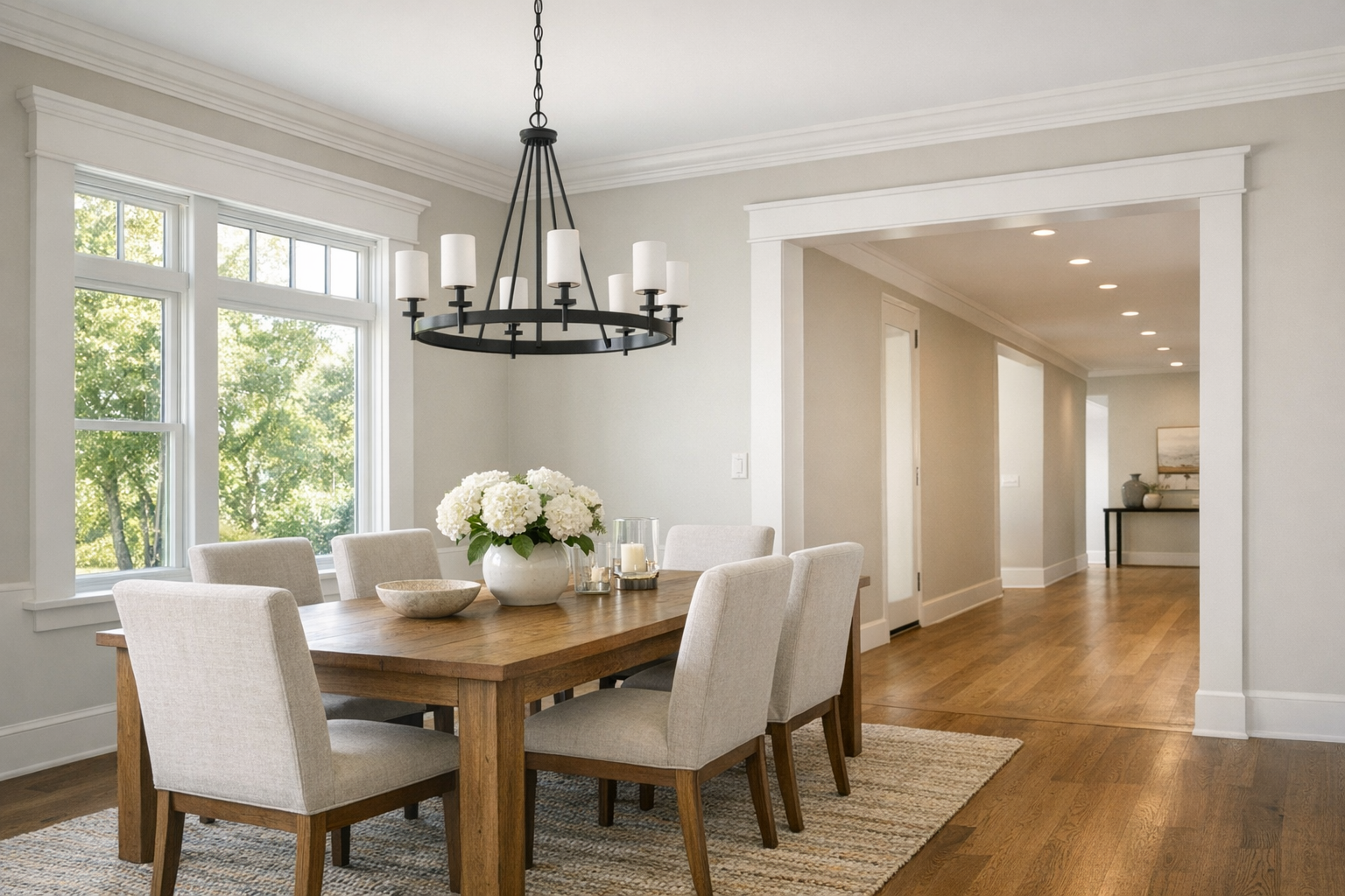 Trim Styles Matched to the Room