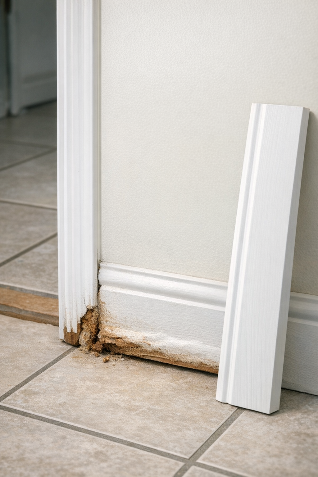 When damaged trim needs replacement