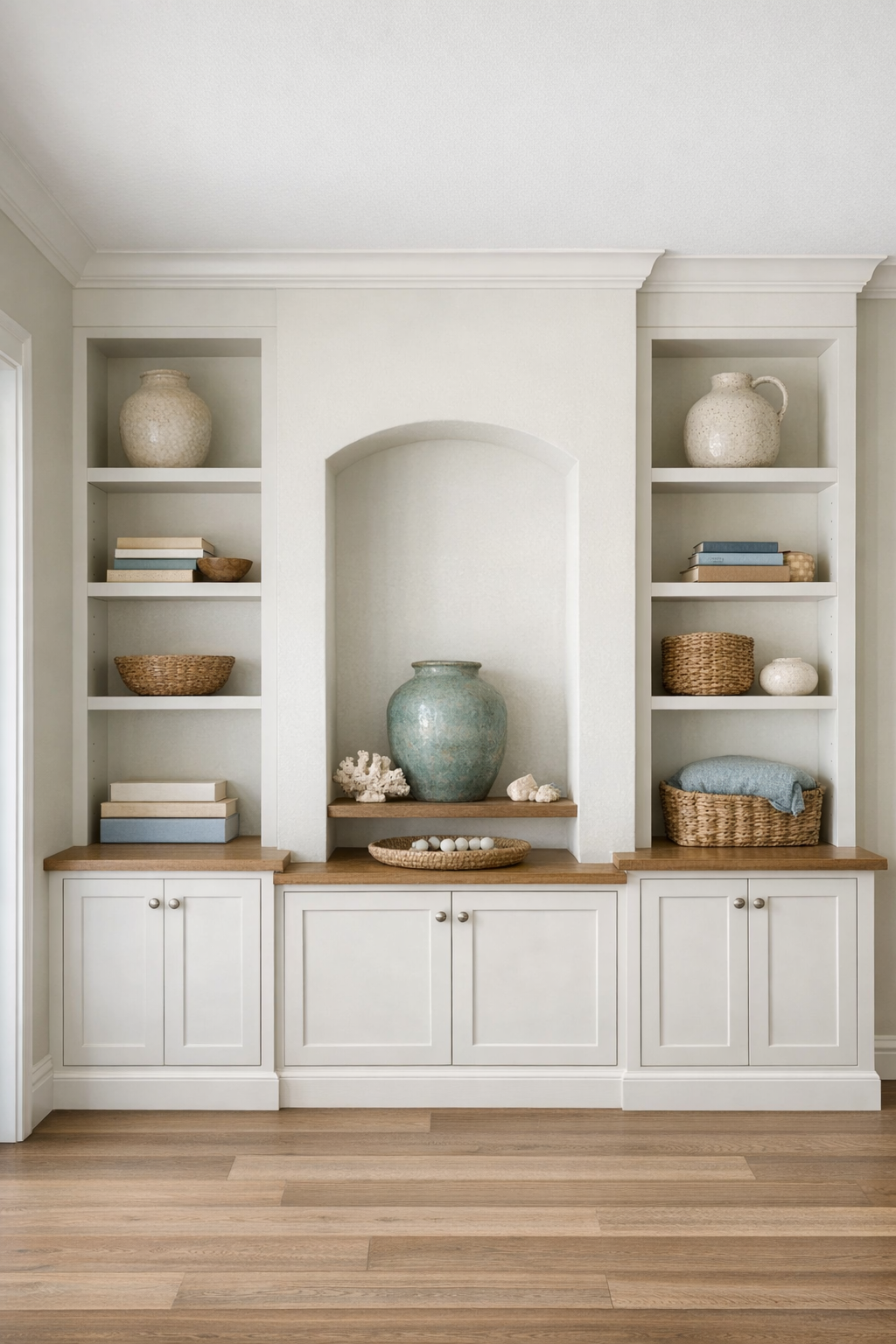 Custom Built-In Storage and Display