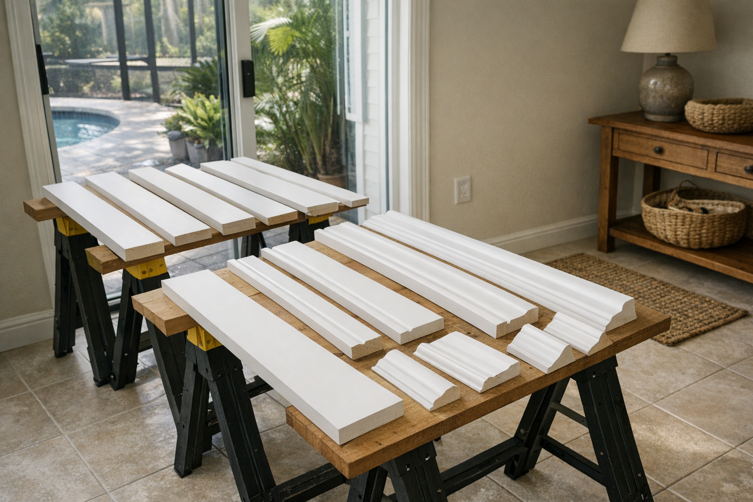 Selecting trim material for Florida humidity