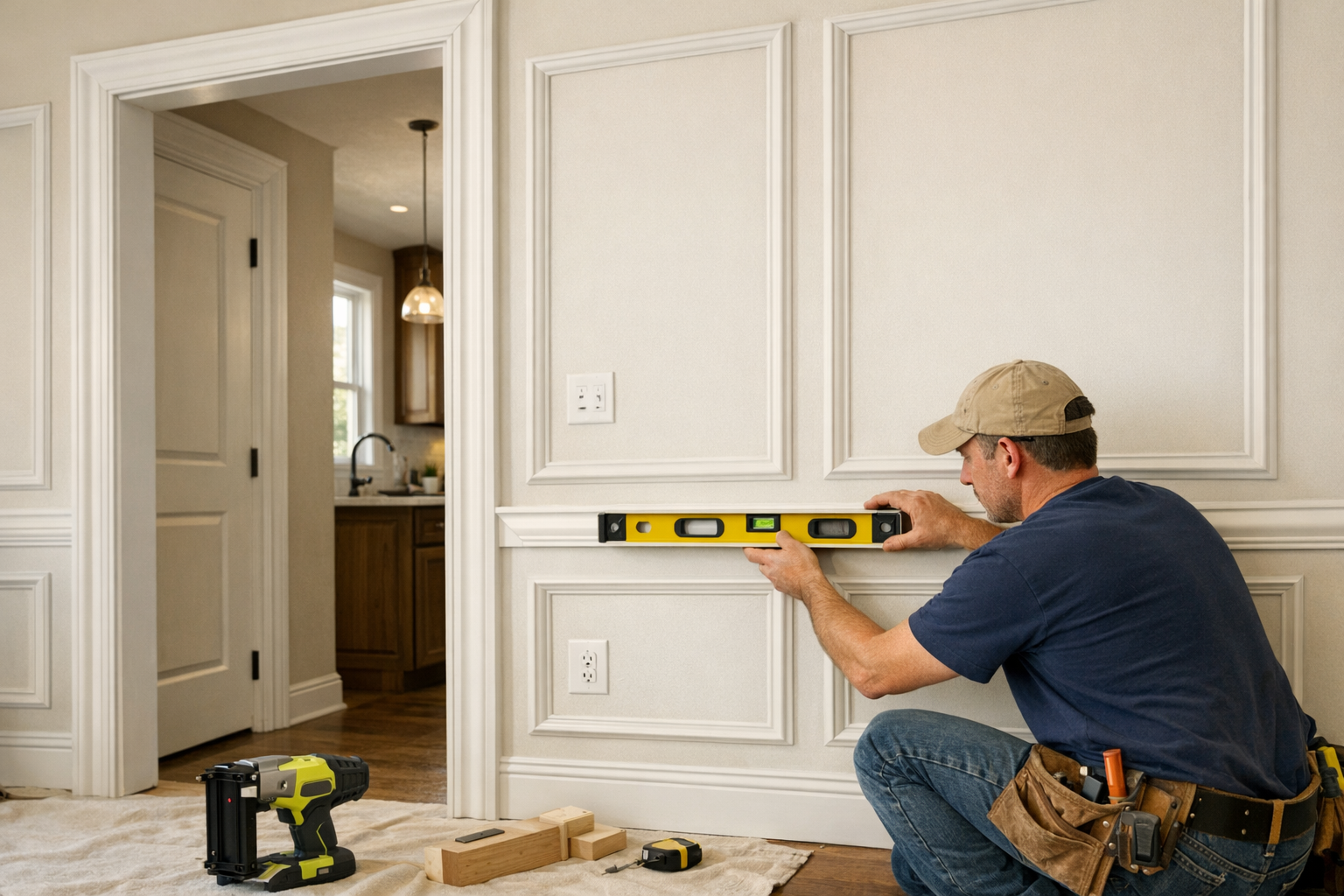 Supporting 6 Custom Wall Moulding Layout