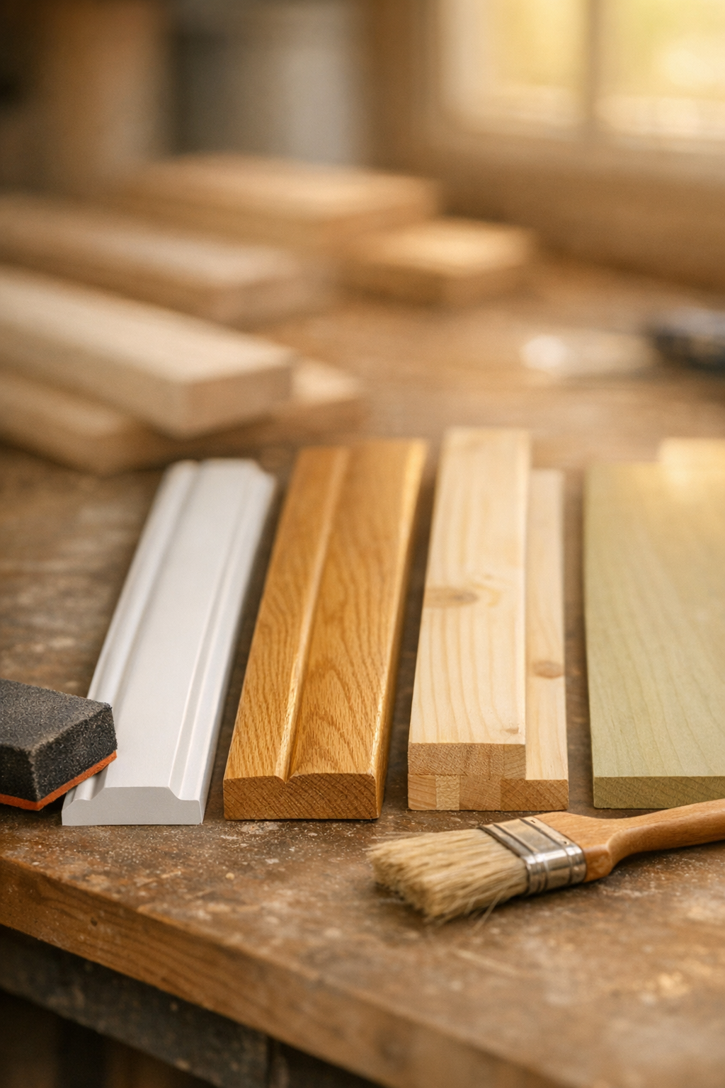 Trim materials and finishes