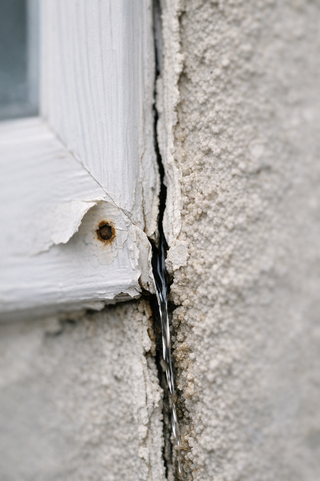 Failed Caulk at Window Trim